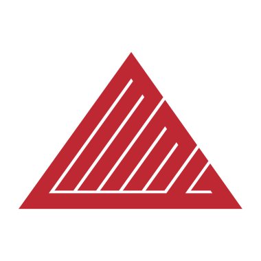 Beyaz üzerinde MMG harf logosu