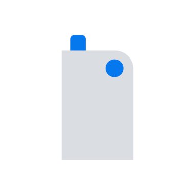 Şişe işareti simgesi-plastik şişe simgesi illüstrasyon