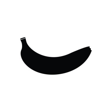Banana Icon siyah beyaz