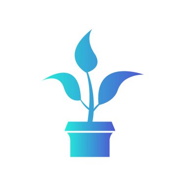 Büyüme kavramı simge-ağaç vektör simgesi