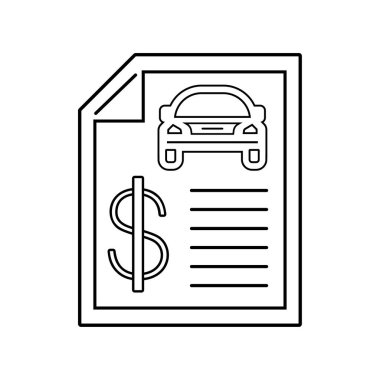 Dolar işareti ile araba bakım listesi