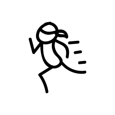 Sopa şekil-kız çalışan simgesi