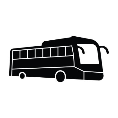 bus simgesi vektör illüstrasyonu 