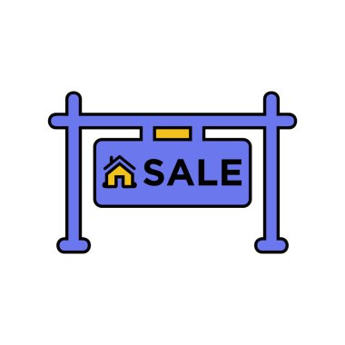 Gayrimenkul Satış işareti simgesi