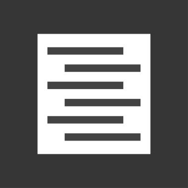 Bülten simge vektör çizim