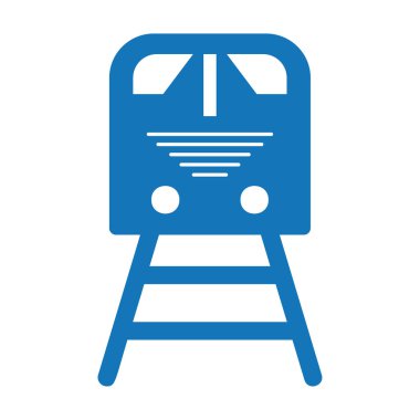 tren simgesi vektör illüstrasyonu 