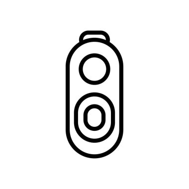 Hat sanatı kameralı cep simge vektör