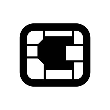 Bilgisayar yongası simgesi-çip işareti