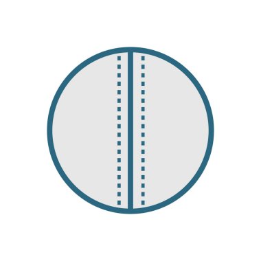 Kriket spor hattı simgeler top vektör