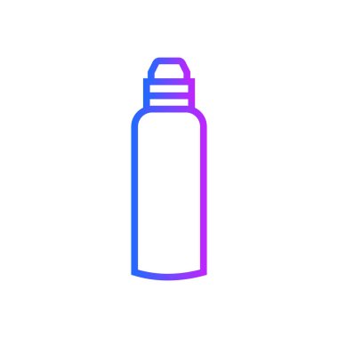 Şişe işareti simgesi-plastik şişe simgesi illüstrasyon