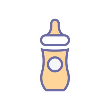 Bebek besleme şişesi simgesi-vector