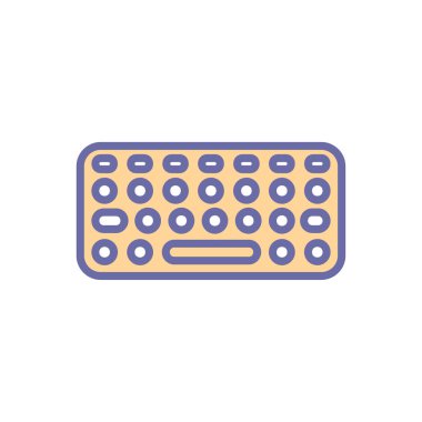 Bilgisayar klavye işareti simgesi-vector