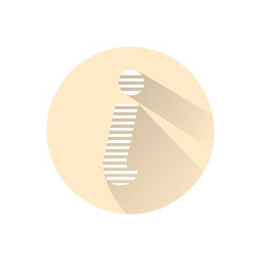 bilgi simgesi-beyaz vektör