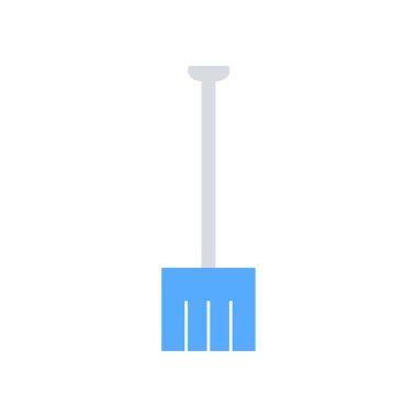 Kürek düz simge vektör