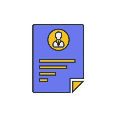 Devam vektör simgesi-CV işareti