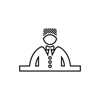 Otel Hizmetleri çocuk simge vektör