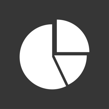 Diyagram simgesi vektör illüstrasyonu 