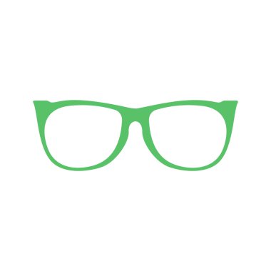 Gözlük vektör simgesi-düz