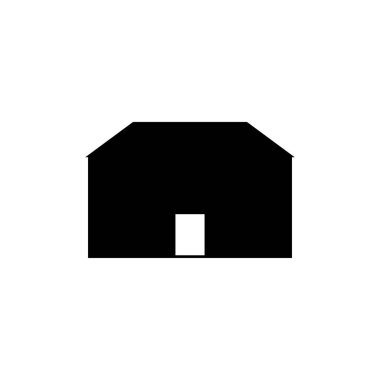 Ana sayfa simgesi-ev işareti vektörü-Flat