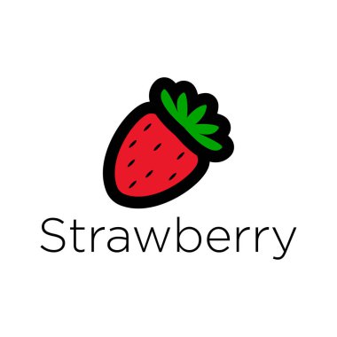 Beyaz çilek simge vektörü