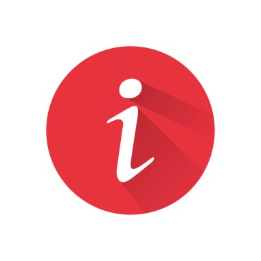 bilgi simgesi-beyaz vektör