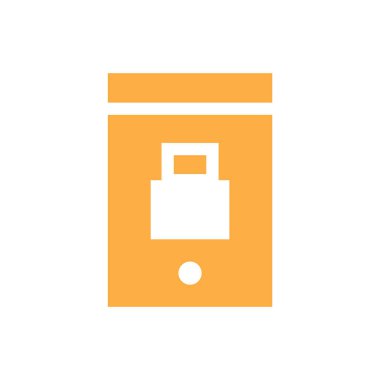 Mobil Güvenlik simgesi-akıllı telefon koruma işareti