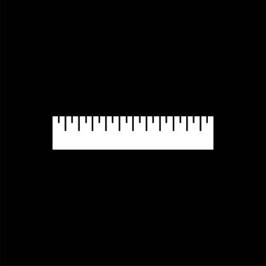 Cetvel işareti simgesi-vector