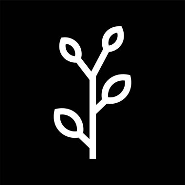 Ağaç simgesi vector-bitkiler işareti