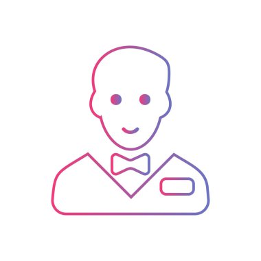 Garson işareti simge vektör