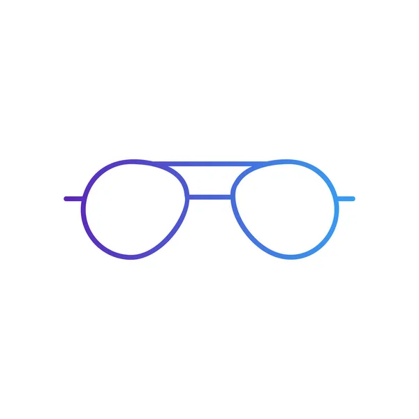 Sol glasögon ikon vektor-glasögon skylt — Stock vektor