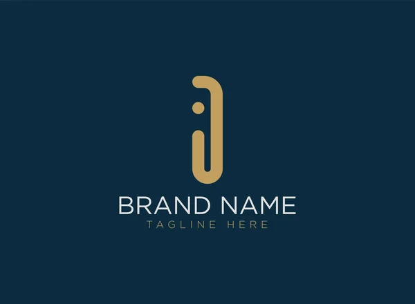 Luxury Letter Logo Elegant Identity Design — Stock Vector
