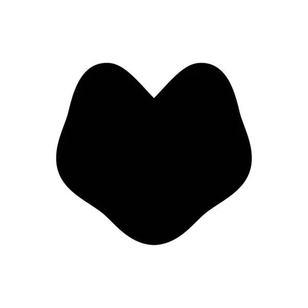 Hart Vector Pictogram Symbool Van Liefde Aftelkalender Voor Valentijnsdag Teken — Stockvector