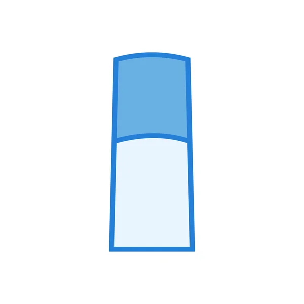 Parfümlinie Art Icon Zeichen Für Schönheitspflege Blau — Stockvektor