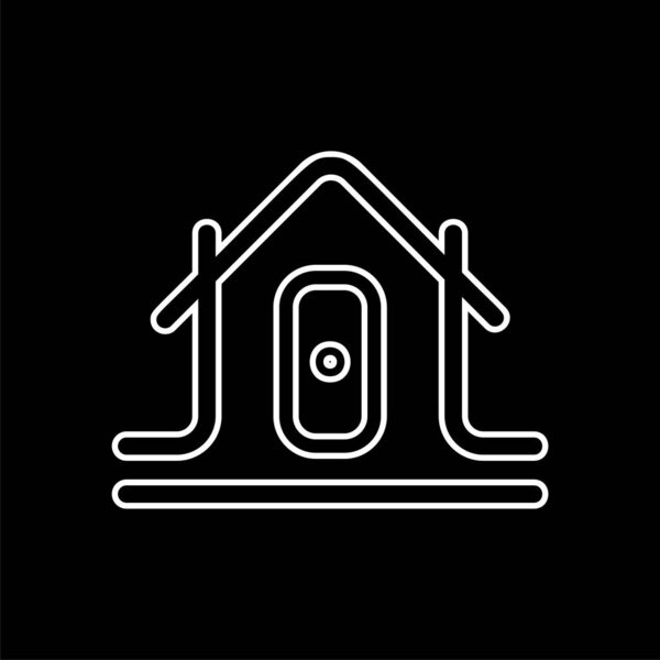 Знак "Дом" - значок недвижимости
