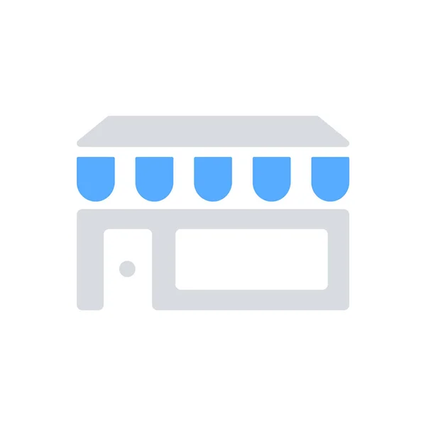 Icône Store Store Vecteur Signe Vectoriel — Image vectorielle