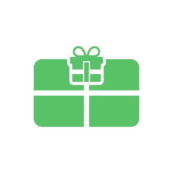 Gift Card Icon Vector Shopping Sign — Stock Vector
