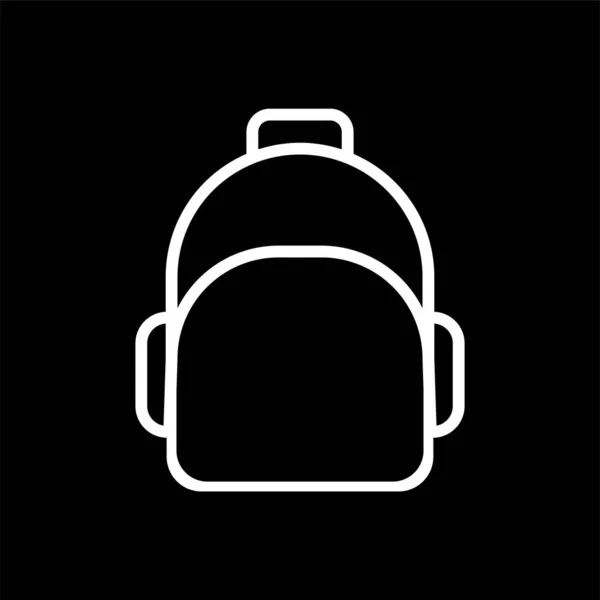 Σύμβολο Της Τσάντας Διάνυσμα Πινακίδα Σακκίδιο — Διανυσματικό Αρχείο
