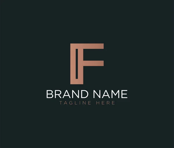 Premium Letter Logo Dla Marki Luksusowych Firm — Wektor stockowy