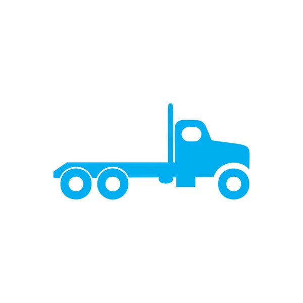 Transport Lastbil Ikonen Vektor Blå — Stock vektor