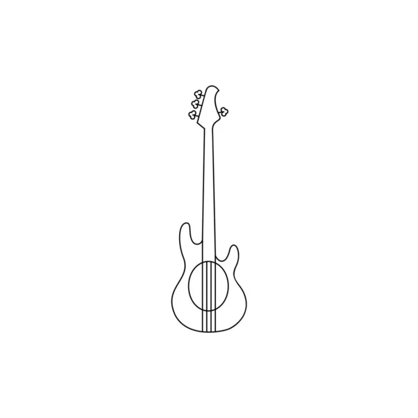 Instrumentos Musicales Icono Vector — Vector de stock