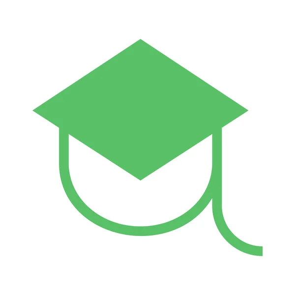 Graduation hat cap icon - vector — Stock Vector