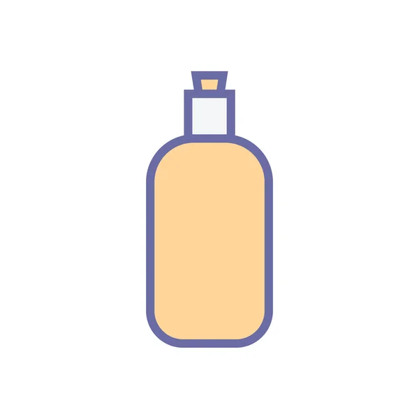 Palackjel ikon-műanyag palack ikon illusztráció — Stock Vector