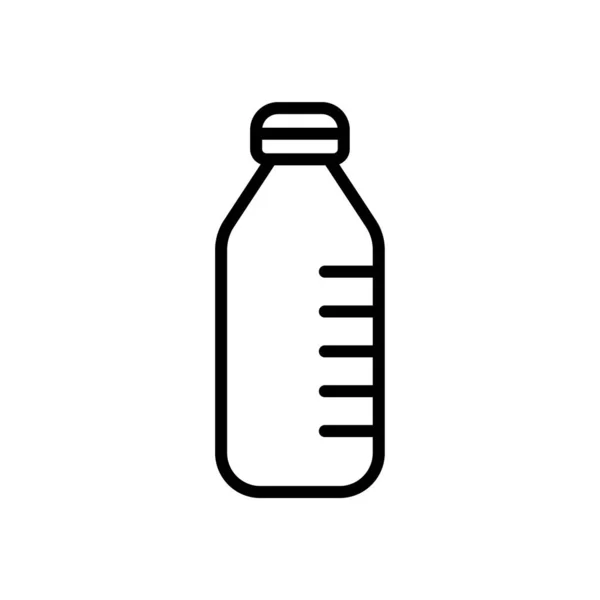 Ikona znak butelki-plastikowa butelka ikona ilustracja — Wektor stockowy
