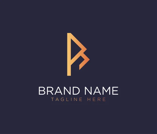 Логотип Premium Letter Брендинга Роскошной Компании — стоковый вектор