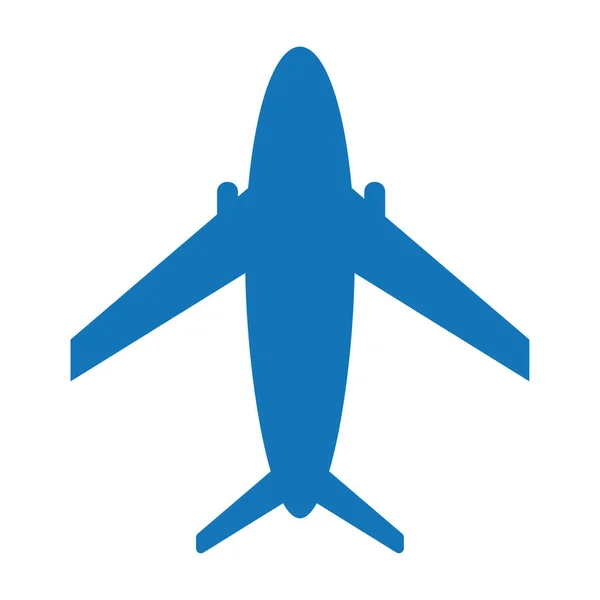Icono Avión Vector Aislado — Vector de stock