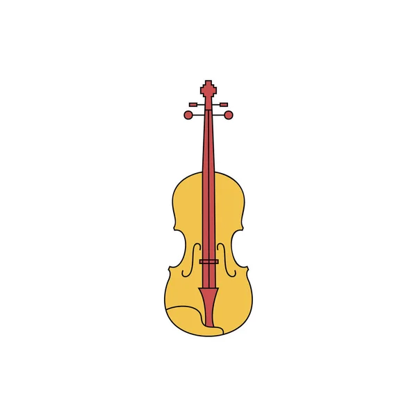 Muziekinstrumenten Icon Vector — Stockvector