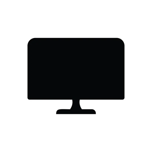 Computer Icon Vektor Auf Weiß — Stockvektor
