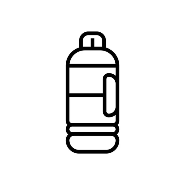 Symbol für Flaschen - Illustration für Plastikflaschen — Stockvektor