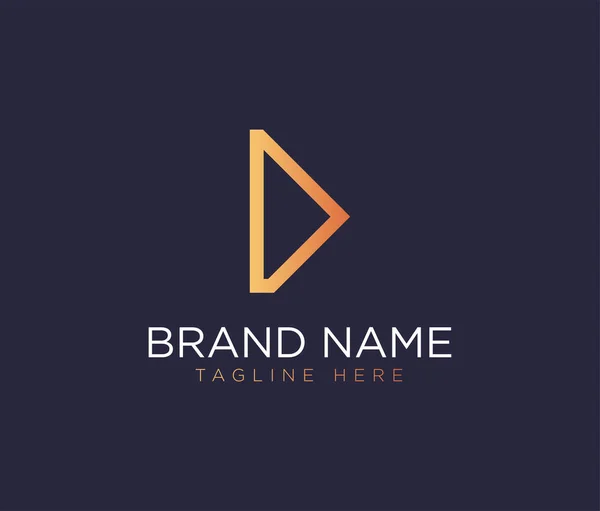 Logo Premium Letter Pour Marque Luxe — Image vectorielle