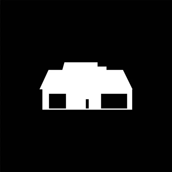 Home Symbol Hauszeichenvektor Flach — Stockvektor